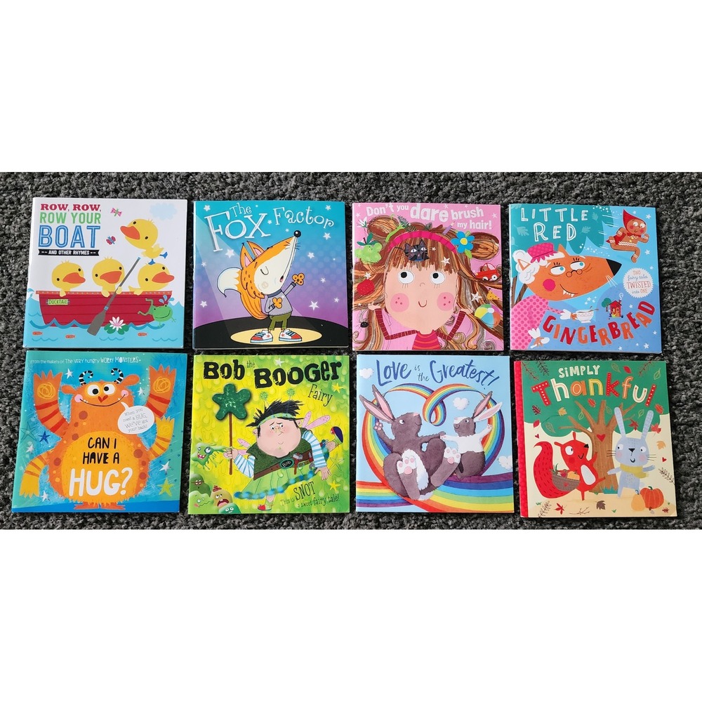 Make Believe Ideas Paperback Book Set of 8 Bob the Booger Fox Factor 4"